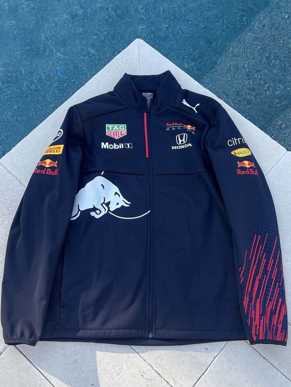 Puma Red Bull Racing Honda F1 Team Softshell Jacket Men’s Large NWOT 2020